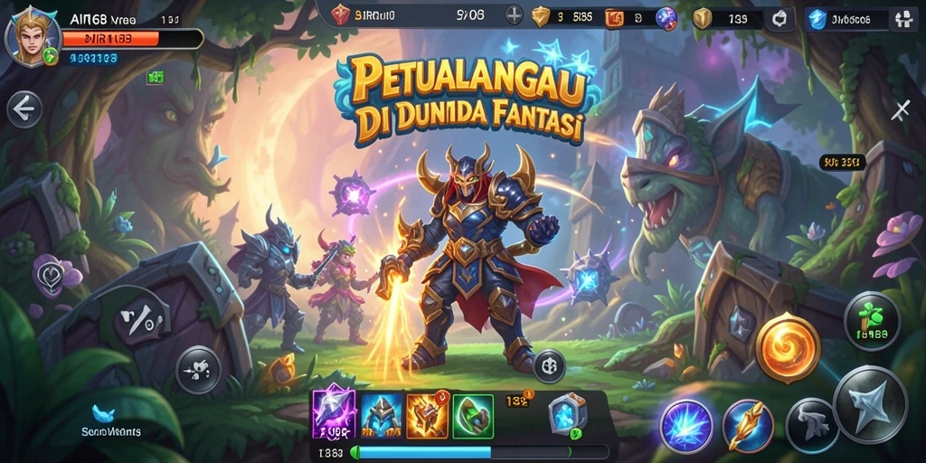 Gameplay AIR168 menampilkan petualangan mendebarkan dalam dunia fantasi.