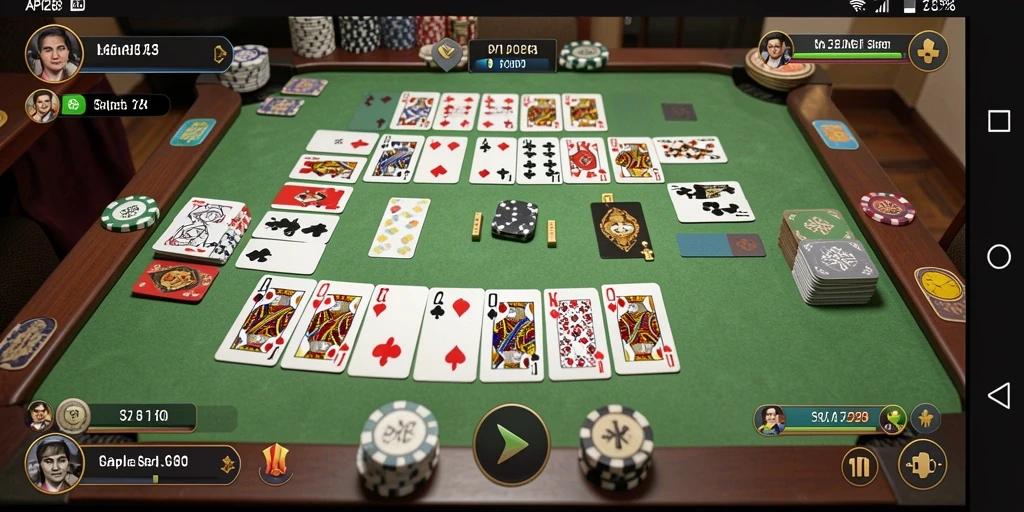 Tampilan menarik dari gameplay Gaple di API288.