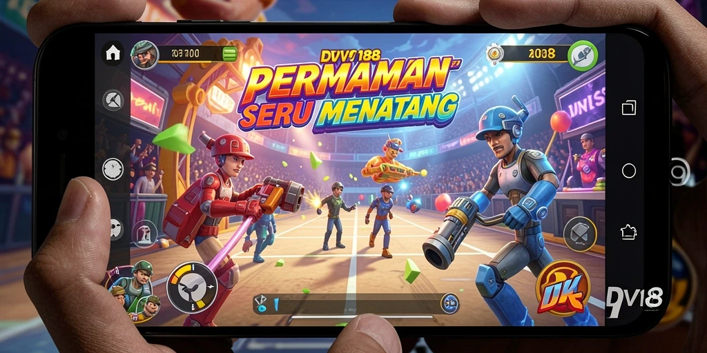 Tampilan gameplay DV188 yang seru dan penuh warna.