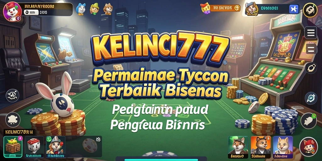 Screenshot gameplay KELINCI777 menampilkan pengelolaan bisnis yang dinamis.