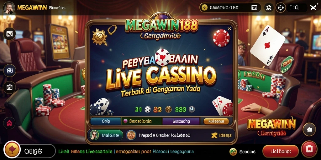 Tampilan gameplay Live Casino yang menarik dan interaktif.