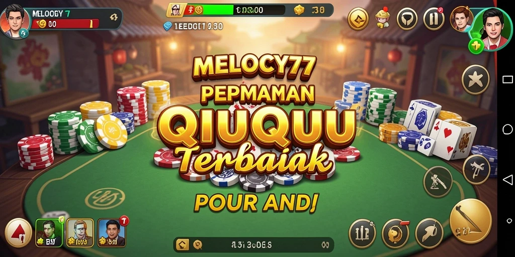 Tampilan gameplay QiuQiu yang menarik di MELODY77.