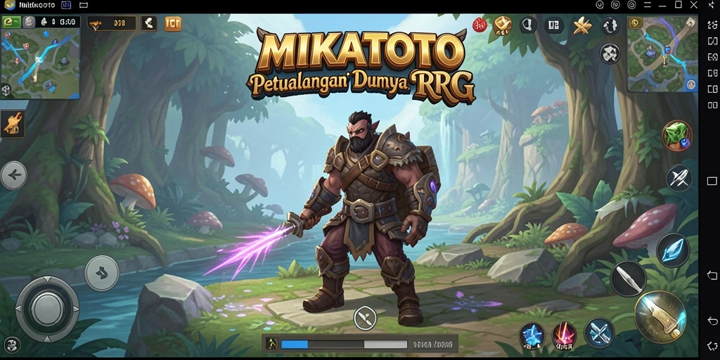 Tampilan gameplay MIKATOTO yang menegangkan dan penuh aksi.