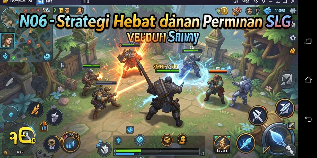 Gameplay N06 yang menarik dengan strategi intens.