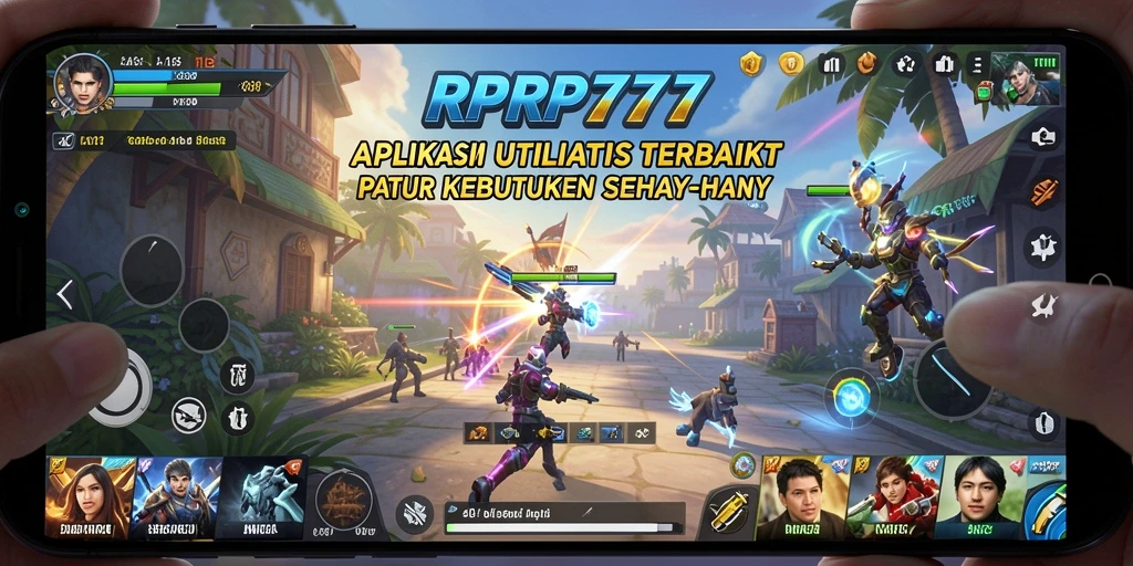 Screenshot utama RPRP777 yang menunjukkan alat utilitas yang berguna.
