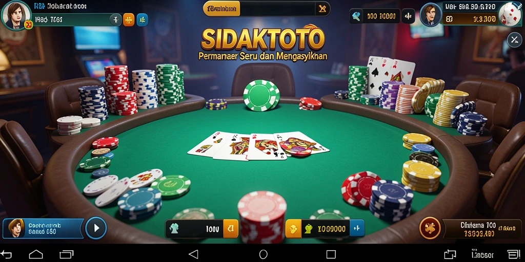 Tampilan memukau gameplay Poker di SIDAKTOTO.