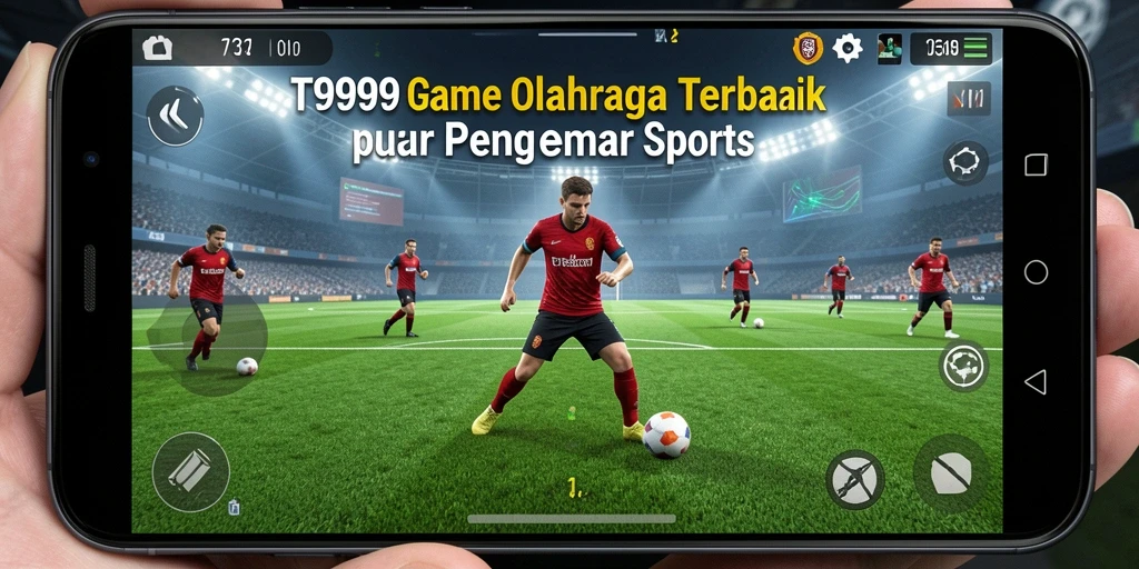 Screenshot T9999 menunjukkan gameplay olahraga yang mendebarkan dan grafis yang memukau.