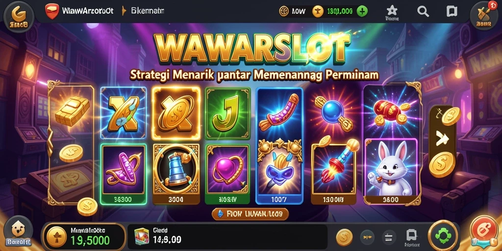 Tampilan gameplay WAWARSLOT yang menantang dan strategis.