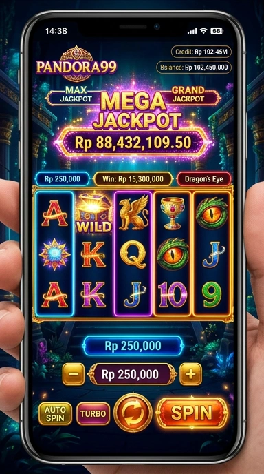 Tampilan aplikasi pandora99 yang sederhana dan intuitif.